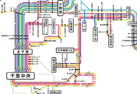 大阪市内 バス 路線図 - HTFYL